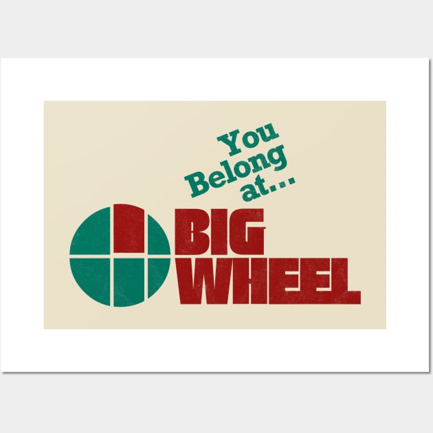 You belong at Fishers Big Wheel Wall Art by Turboglyde